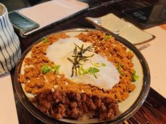 碎鸡肉饭配温泉蛋-芥岛(河北大街店)
