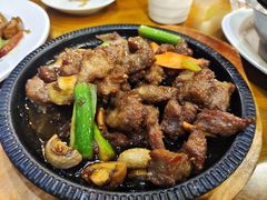 生炒黑椒牛肉粒-日昌餐馆(亦庄店)