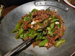 菜籽油炒超级小炒肉-老湘村·湖南土菜(天河维多利店)