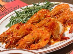 西班牙蒜香油爆虾-ZAFFERANO西班牙海鲜饭(上海首店)