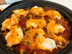 整锅蒜蓉粉丝蒸虾-船歌·鱼水饺青岛菜(国贸商城店)