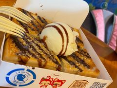 香草冰淇淋厚吐司-阿信厚吐司(曾厝垵店)