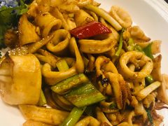 炒鱿鱼-阿多私房菜(顺德店)