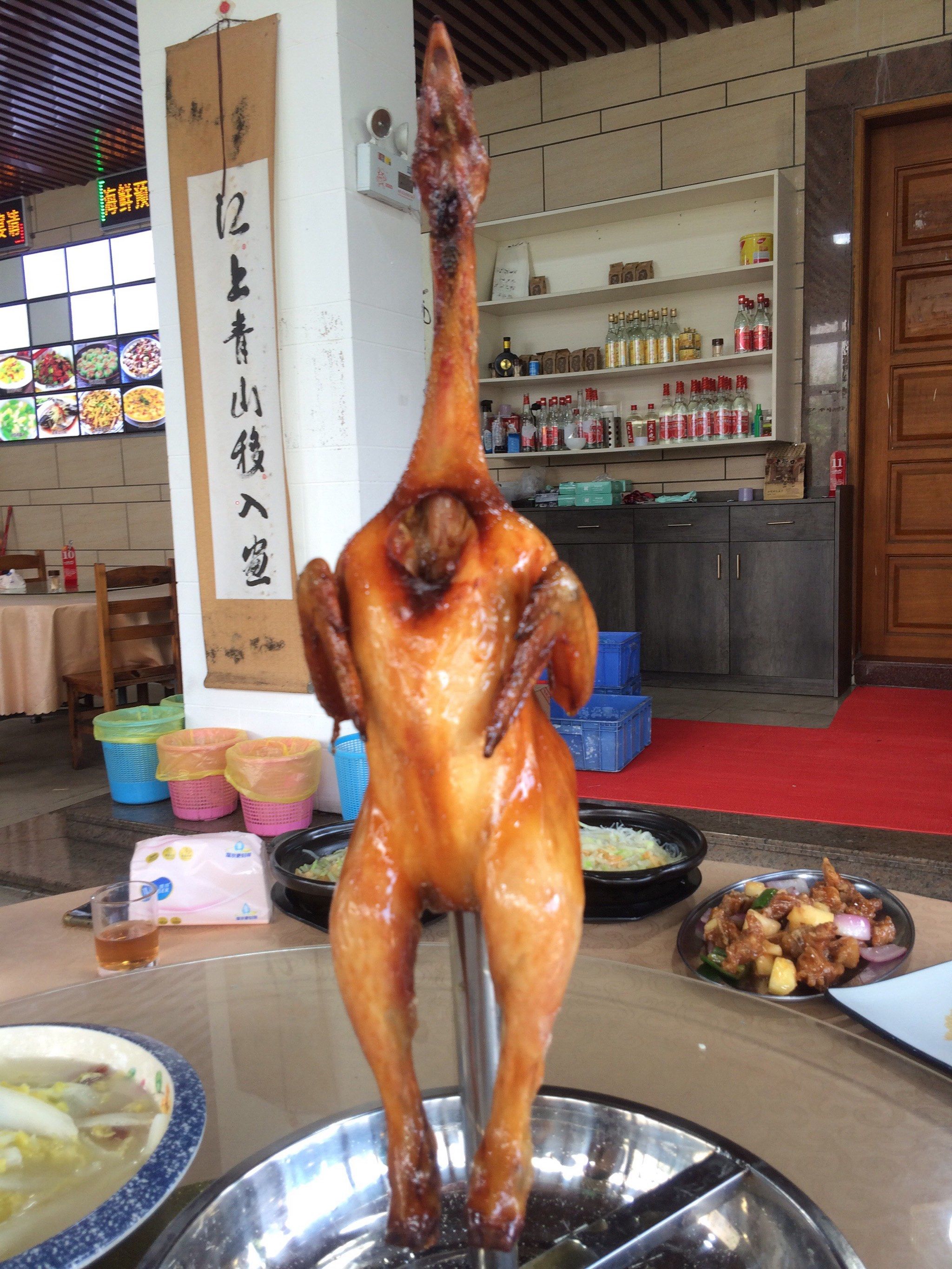 诱人的美味烧鸡