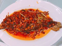 干烧大黄鱼-丰泽园饭店