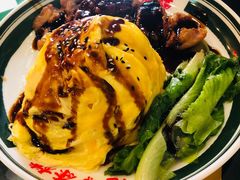 芝士滑蛋鸡扒饭-港爺茶檔·茶餐厅(东晓南路店)