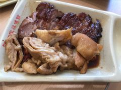 大肠叉烧双拼饭-百家鸡味馆(清泰店)
