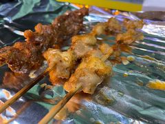 -路边摊小炉子烧烤