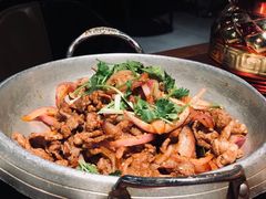 干锅孜然羊肉-塔里木新疆饭店(新北万达店)