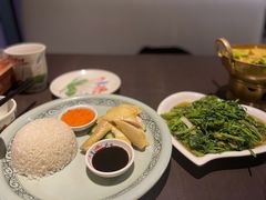 马拉盏炒通菜-大头虾越式风味餐厅(光明广场店)