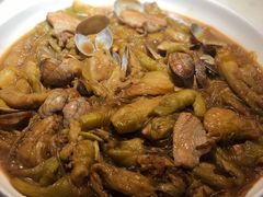 茄子炖蚬子-日丰园海肠水饺·老字号大连海鲜(和平广场店)