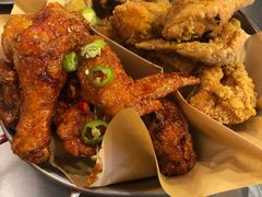 炸鸡翅一半一半-富乐满韩国正宗炸鸡韩国料理(虹泉路店)