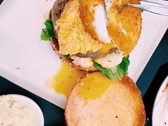 炸蛋汉堡-Lets burger非常汉堡·环球风味(蓝色港湾店)