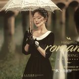 法式复古赫本风婚纱照