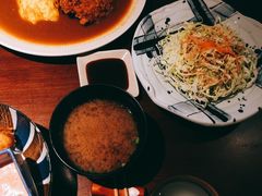猪排蛋包饭套餐-山杏yama-katsu·吉列炸物