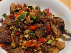 荷包蛋炒拆骨肉-湘阁里辣(沙井华润万家店)
