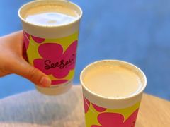 椰子燕麦拿铁-Seesaw Coffee(苏州中心店)