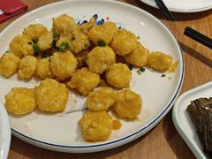 蛋黄焗虾仁-得意楼蒸菜馆