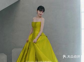 超级养眼的牛油果高定礼服