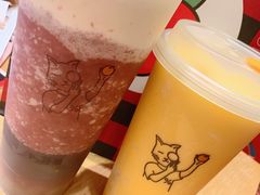 手舂肉肉葡萄奶缇-百分茶(昆山万象汇店)