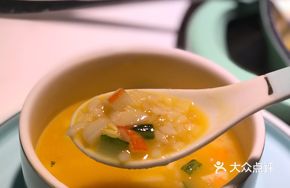 Golden and Silver Seafood Porridge