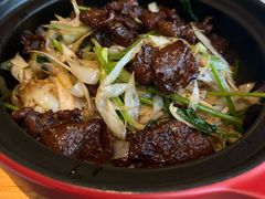葱爆羊肉-望乡楼上海菜(日月光店)
