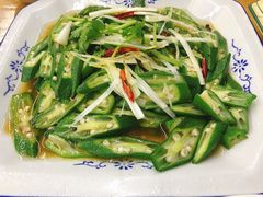 油泼秋葵-鼓歌海鲜舫·手抓海鲜(大学城店)