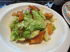 老爷特色包包菜炒馕-巴依老爷新疆美食(清华东门店)