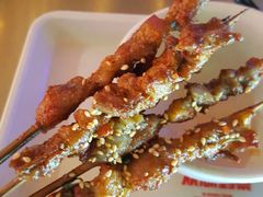烤羊肉串-龙巢盱眙龙虾·鸡煲·烧烤宵夜(坪洲店)