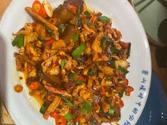 土萝卜干炒土腊肉-吃饭皇帝大土家民族菜(正大广场店)