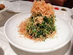 巧拌豆苗-四季民福烤鸭店(王府井灯市口店)