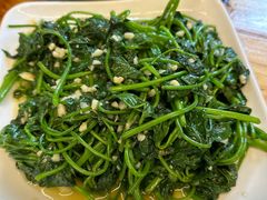 蒜蓉炒番薯叶-御霞苑泥烩鸡休闲农庄