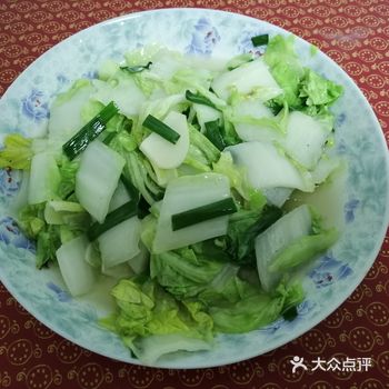 技术难度指数为零的 葱烧大白菜叶