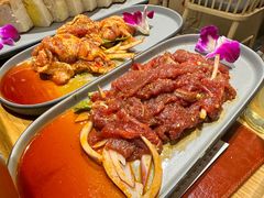 金会长鲜拌嫩牛肉-金会长自助海鲜·烤肉(人民广场店)