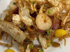 煎笋脯干贝炒虾仁-旧款宁波饭店(华敏世纪广场店)