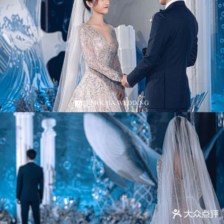 梦幻蓝色海洋风🌊在海底举办了一场婚礼