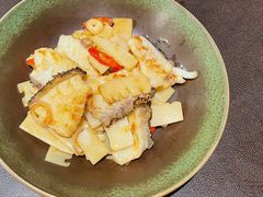 春笋泰椒炒深海斑球-广州文华东方酒店·江-由辉师傅主理