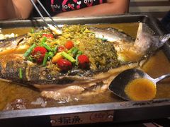 -探鱼·鲜青椒爽麻烤鱼(中天广场店)
