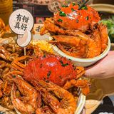 是谁免费吃到了肉蟹煲？？原来是我呀[得意][得意]