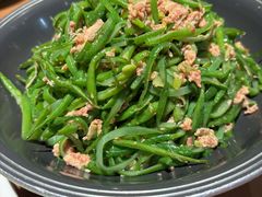 海怪酱炒芸豆丝-波螺油子·海肠捞饭·青岛菜(银座店)