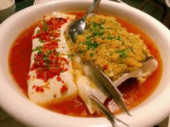 黄椒酱蒸大头鱼（半只）-T館·花园艺术餐厅