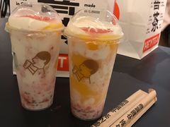 莓莓芒芒甘露-喜茶(东莞汇一城店)