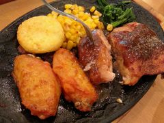 鸡翅配黑椒鸡排-萨莉亚意式餐厅(西青道欧亚达店)