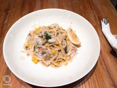 黑松露奶油蘑菇培根意面-麦田工坊(月湖店)