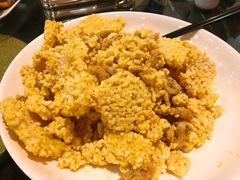 咸黄锅巴虾-刘胖子家常菜·蹄花焖藕(中南店)