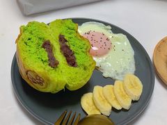 自家红豆抹茶面包-WHEAT&BAKER-麥(凯德来福士店)