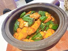 秋葵山药啫啫煲-南拳十三姨·潮汕砂锅粥·粤菜(西单大悦城店)