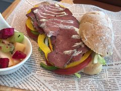 黑椒牛肉三明治-ZOO COFFEE动物园咖啡(望京锐创店)