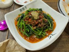 菠菜面-百年吾吾子手抓肉羊羔肉(山西巷店)