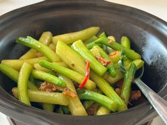 砂锅虾干芥兰煲-伯衡55·吉品轩(乌鲁木齐南路店)